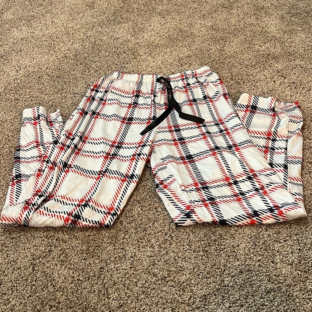 Plaid sweatpants